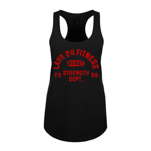 PHYS ED NVRQT - WOMEN'S FITTED TANK - $TNCW5C$ Thumbnail