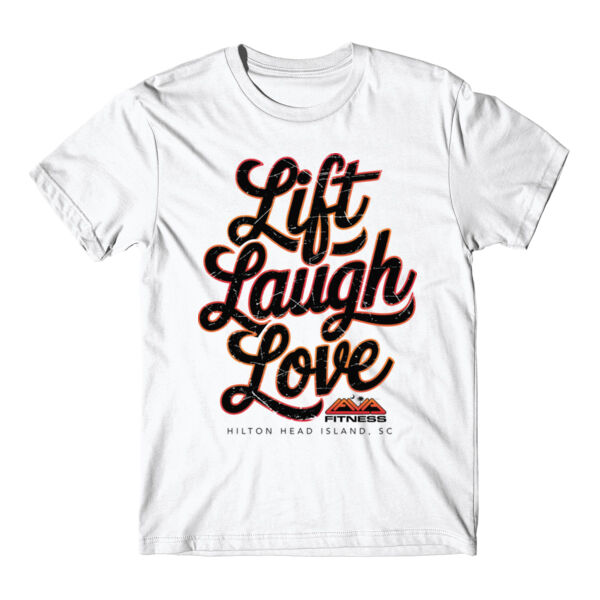 LIFT LAUGH LOVE - T-SHIRT - $F5T8WM$ Thumbnail