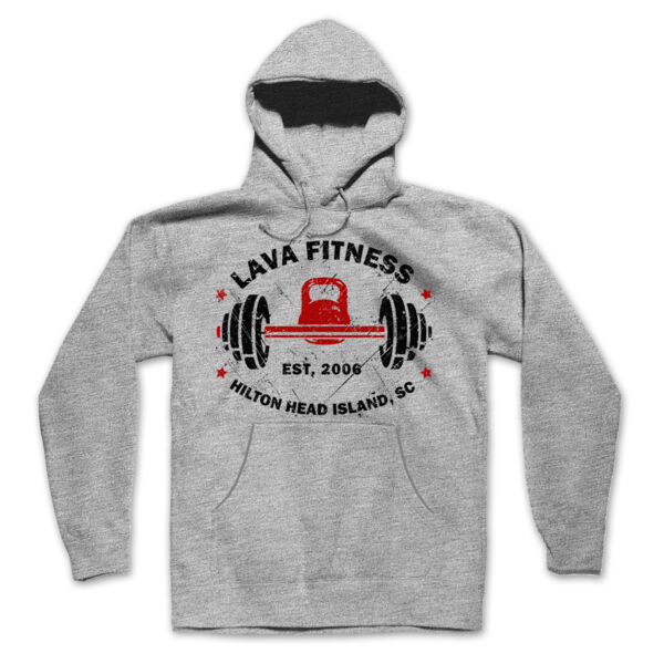 VINTAGE BARBELL & KETTLEBELL - HOODIE - $V8B3KM$ Thumbnail